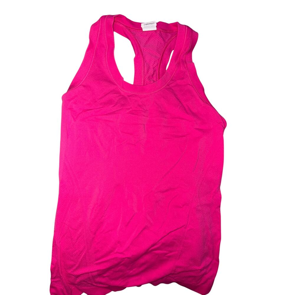 Athleta Hot Pink Racerback Athletic Tank Top Size Small